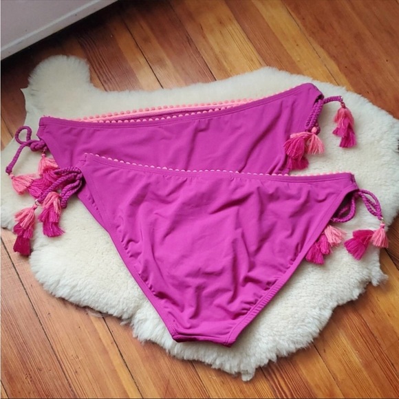 NEW Bleu Rod Beattie Let's Get Knotty BARBIE Pink Tassle Bikini Bottom 1… - Picture 4 of 7